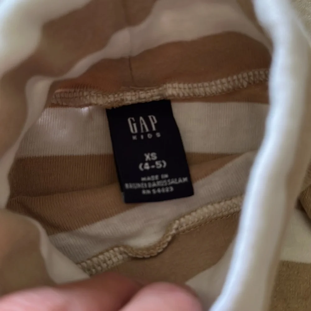 GAP Striped Turtleneck